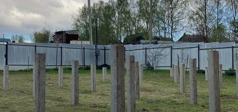 Фундамент на забивных ЖБ сваях