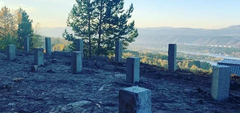 Фундамент на забивных ЖБ сваях