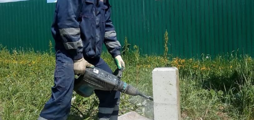 Фундамент на забивных ЖБ сваях