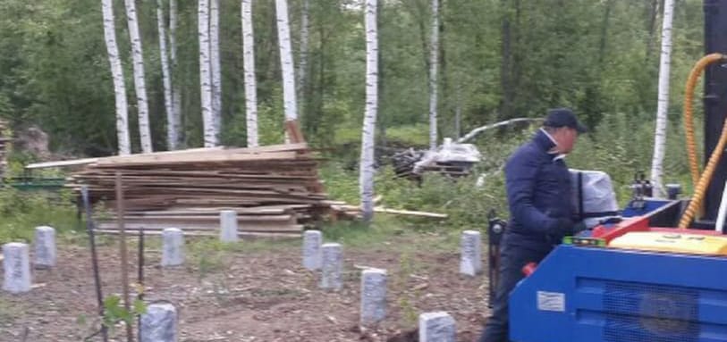 Фундамент на забивных ЖБ сваях